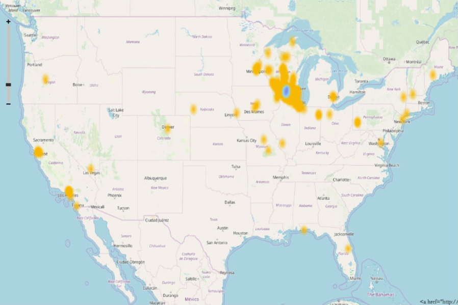 This image has an empty alt attribute; its file name is Bodgery-Visitors-Heatmap-US.jpg